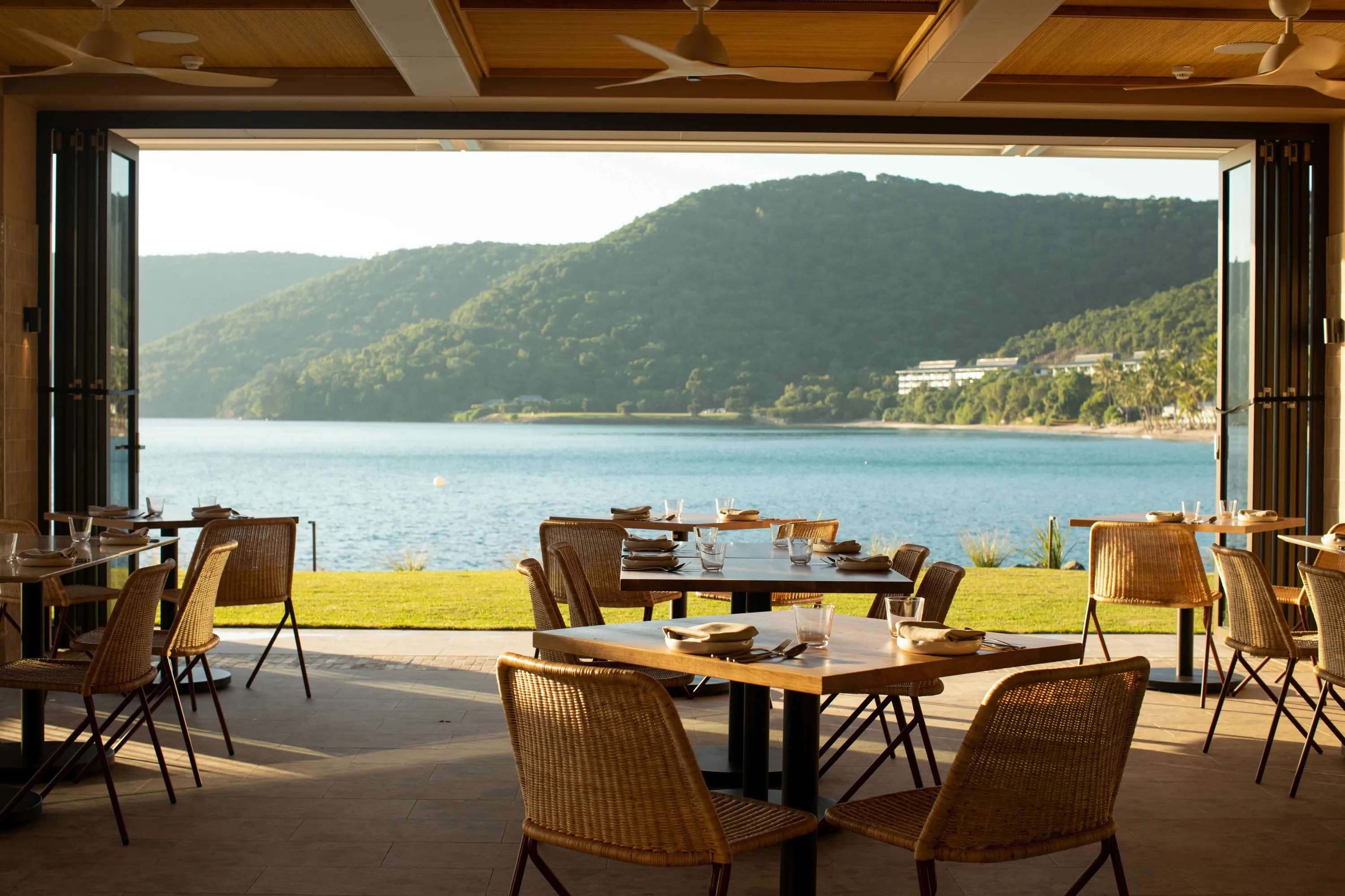 Ocean view from restaurant