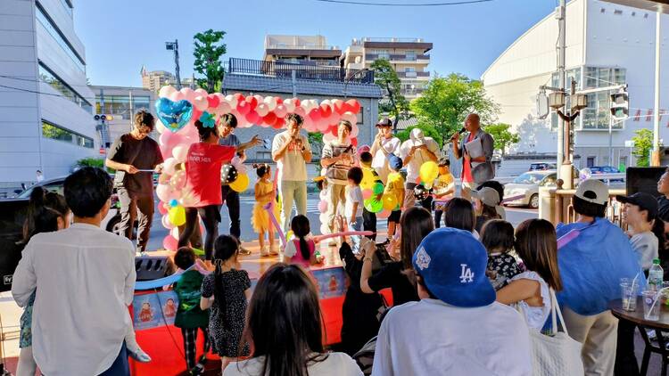 ママの日の青空白金グルメまつり MAMMA MIA