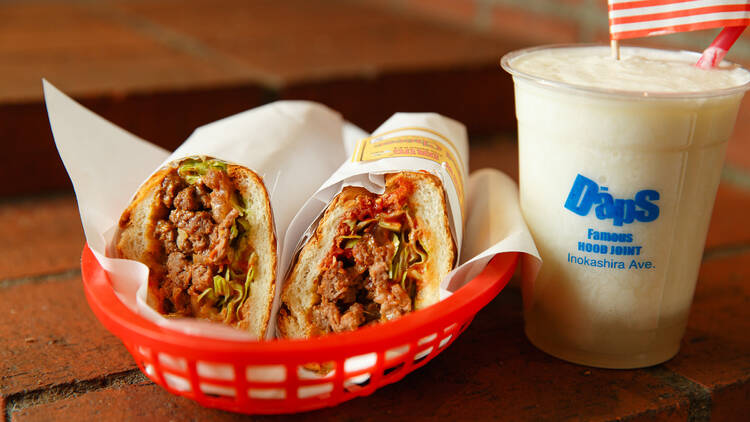 EAT: a chopped cheese sandwich at The Daps Famous Hood Joint