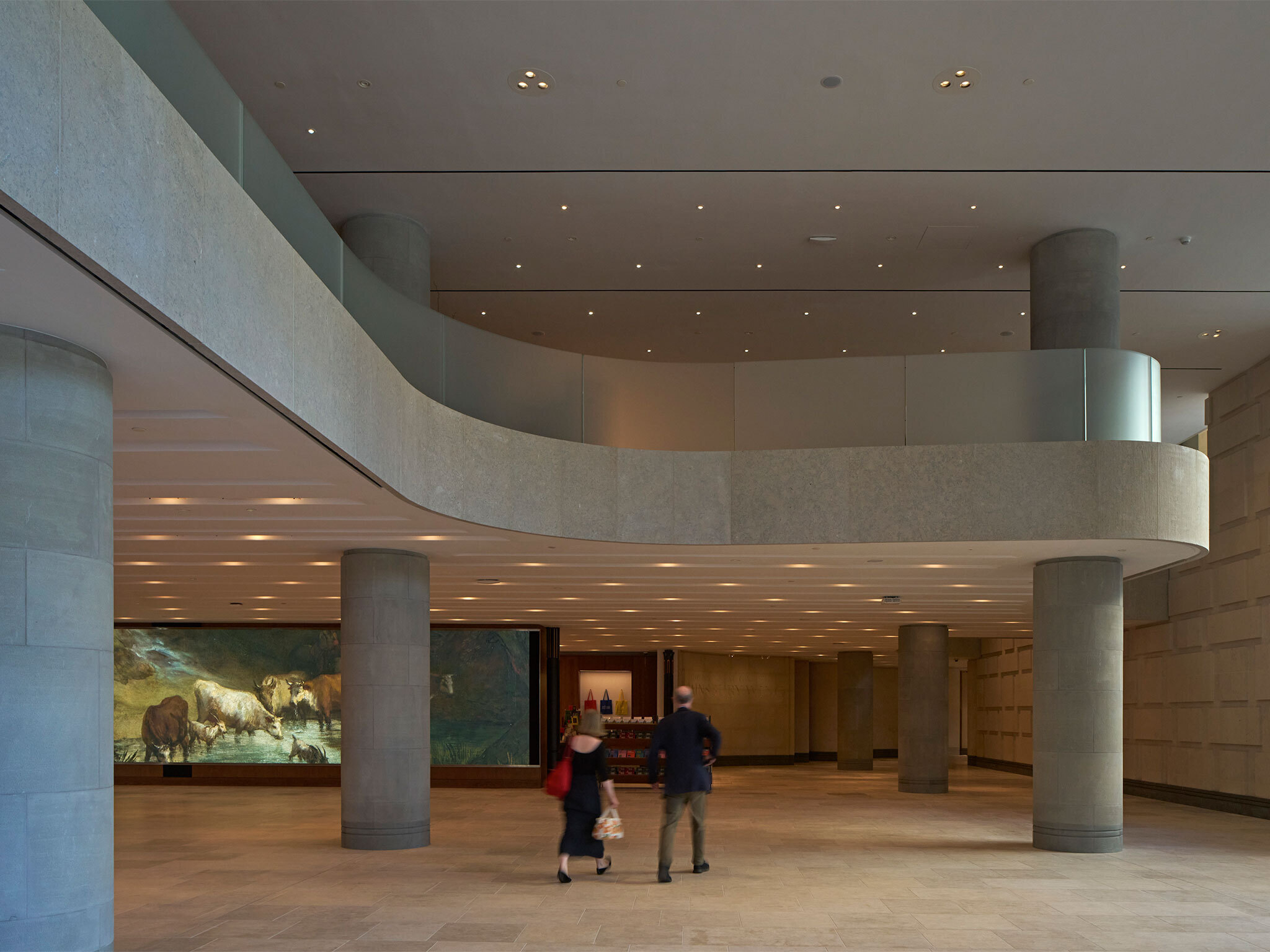 Sainsbury Wing Foyer looking North