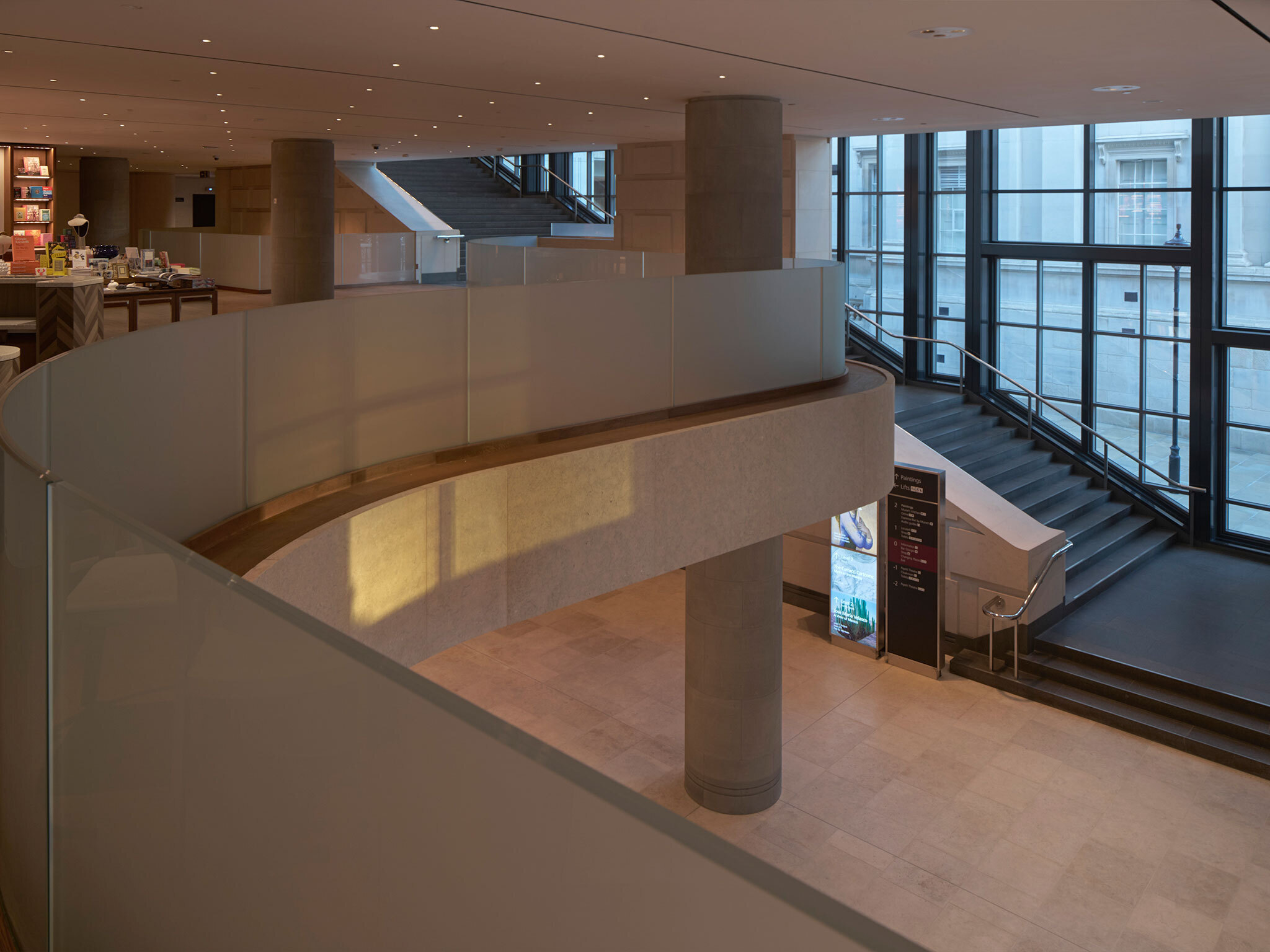 The new Sainsbury Wing mezzanine