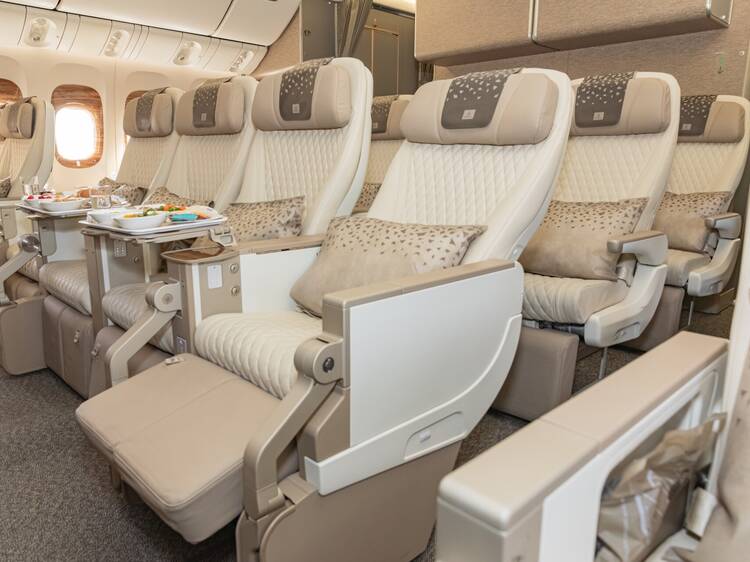 I tried Emirates’ brand new Premium Economy class from NYC to Greece—it’s worth it