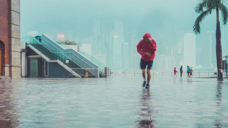 Hong Kong rainy weather
