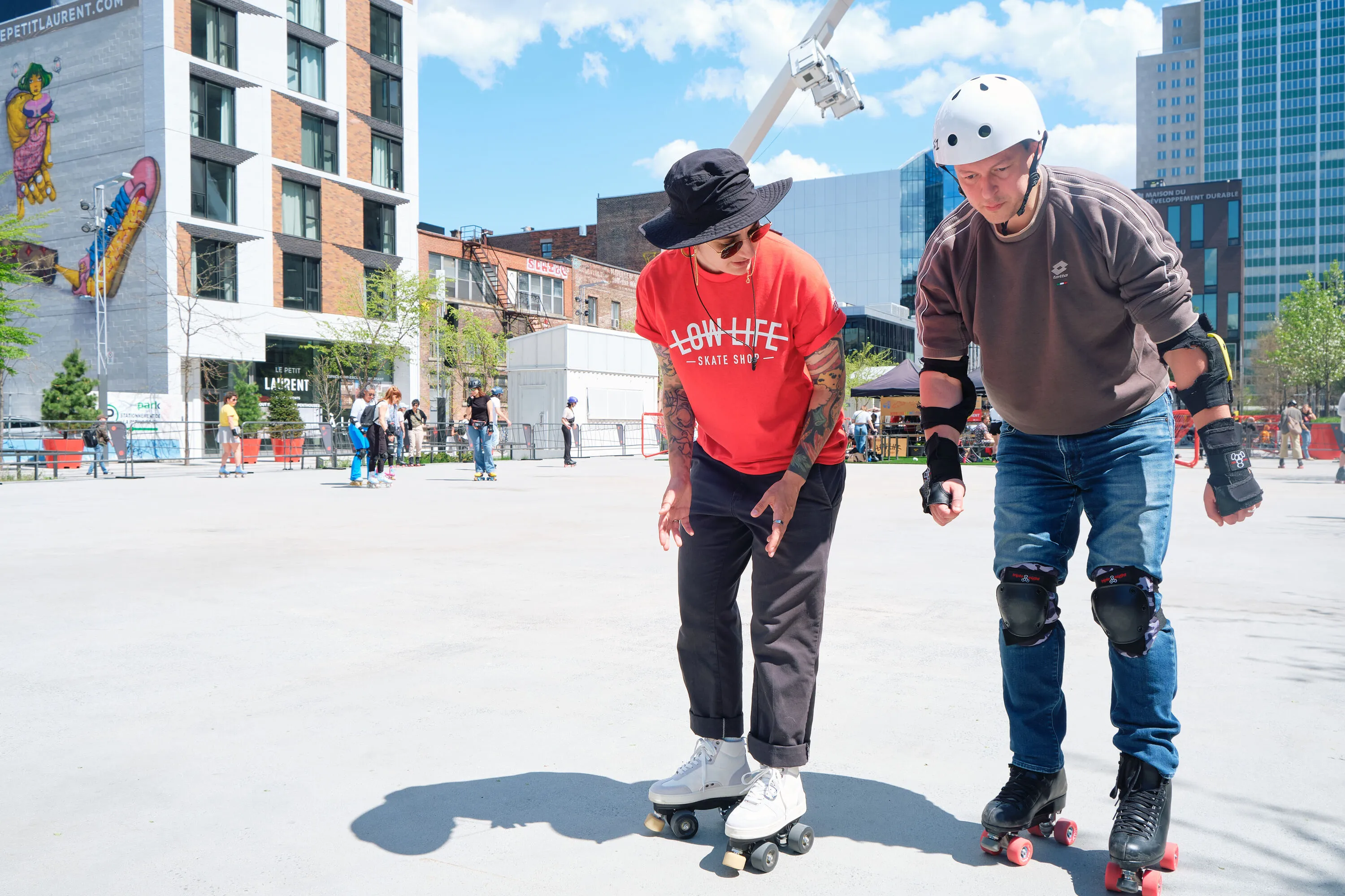 Roller skating