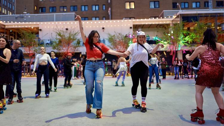 Roller skating