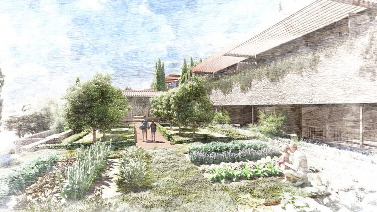 Dessin hotel Menton