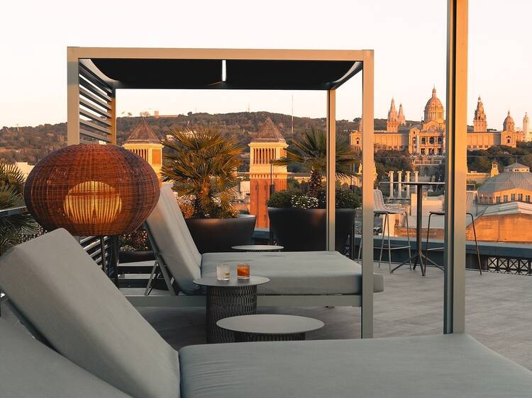 The Clock Terrace: gastronomia top amb Montjuïc a l'infinit