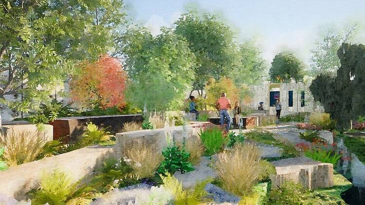 An illustration of the Avanade 'Intelligent' Garden