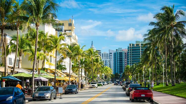 A street in South Beach, Miami