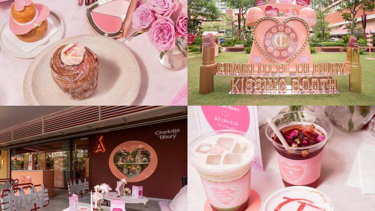Charlotte Tilbury Pillow Talk pop-up cafe Singapore New Bahru