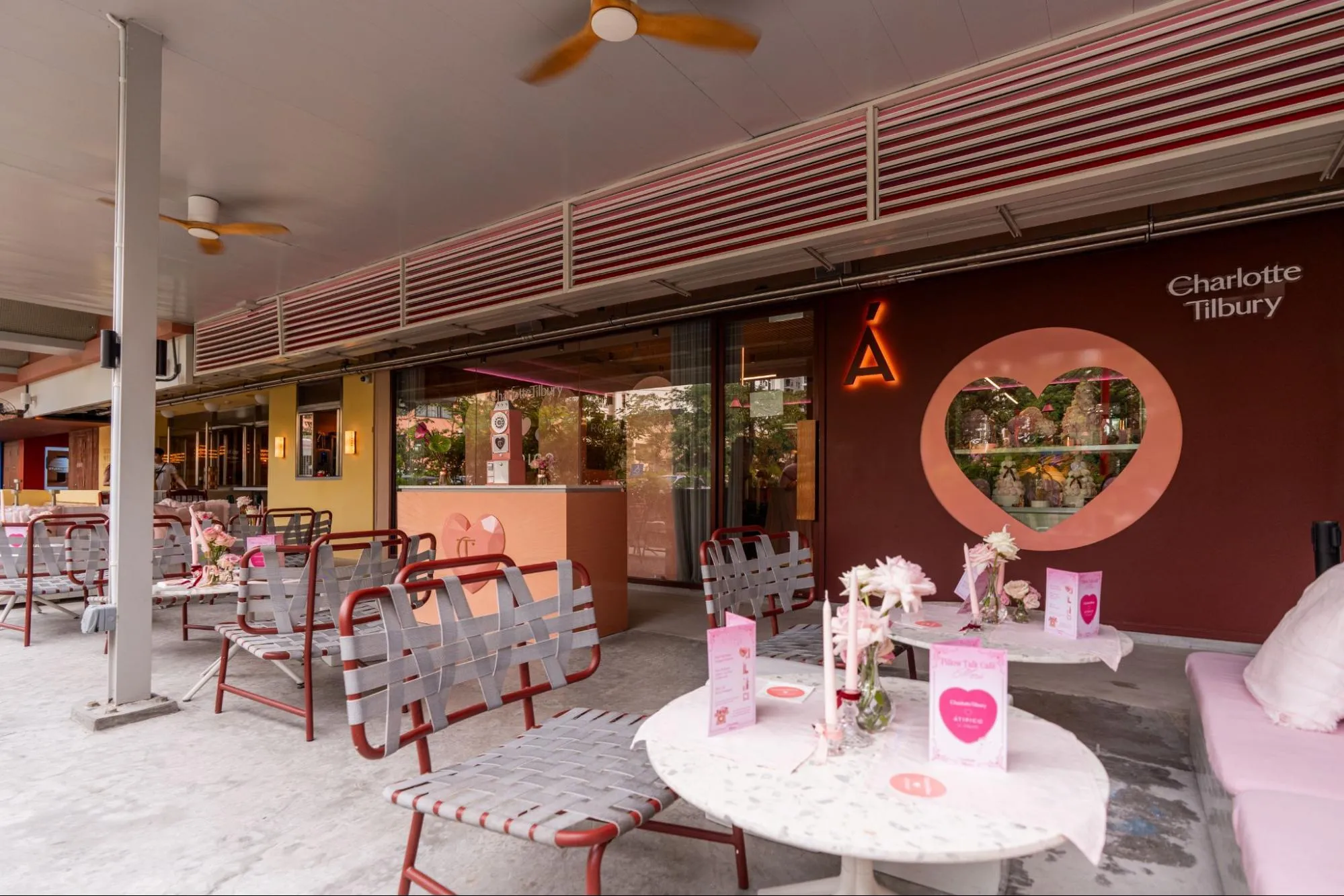 Charlotte Tilbury Pillow Talk pop-up cafe Singapore New Bahru