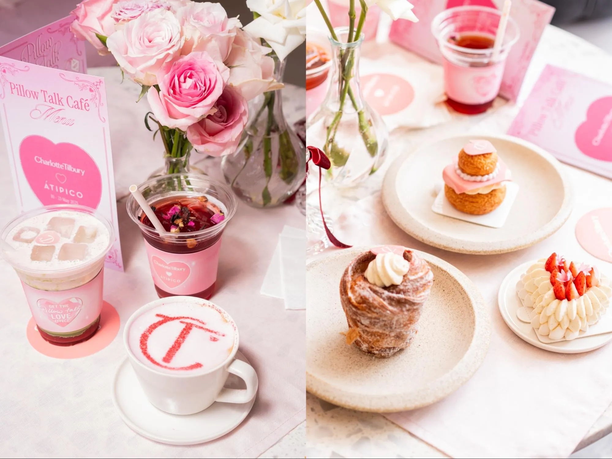Charlotte Tilbury Pillow Talk pop-up cafe Singapore New Bahru