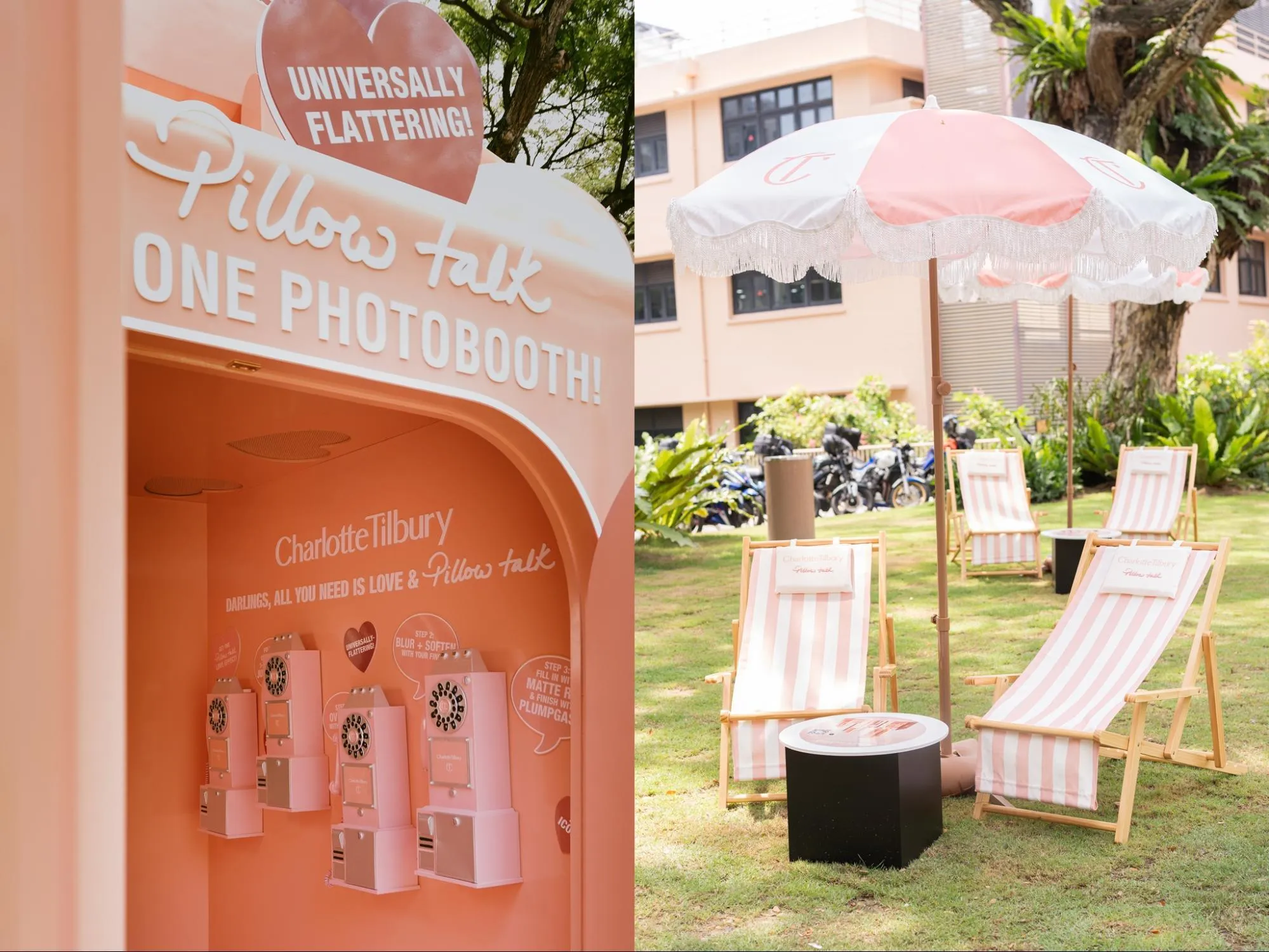 Charlotte Tilbury Pillow Talk pop-up cafe Singapore New Bahru
