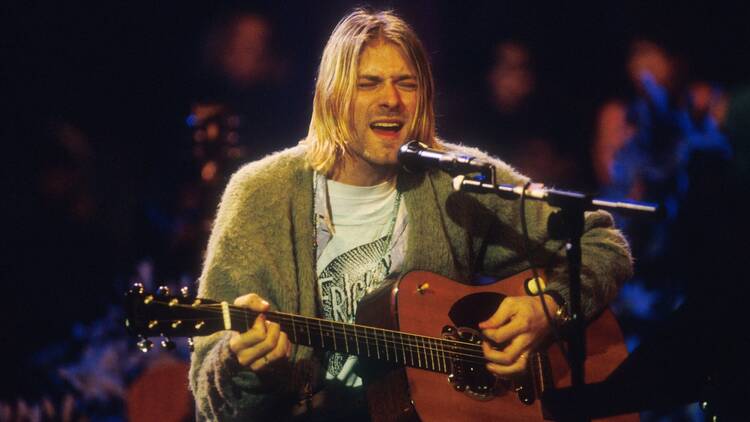 Kurt Cobain as MTV Unplugged in New York