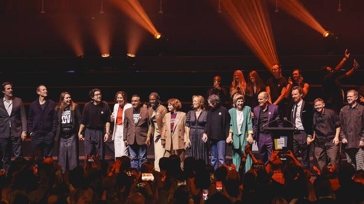Letters Live 2023 - everyone on stage Letters Live 2023 - everyone on stage