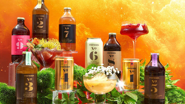 A product shot of Curious Elixirs