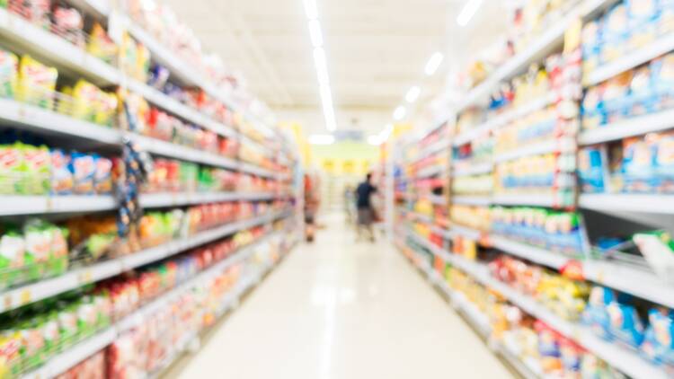 A supermarket aisle