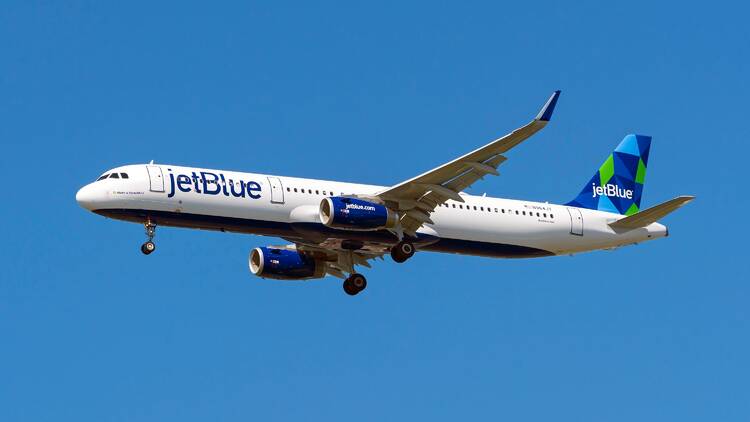 JetBlue Airbus in New York