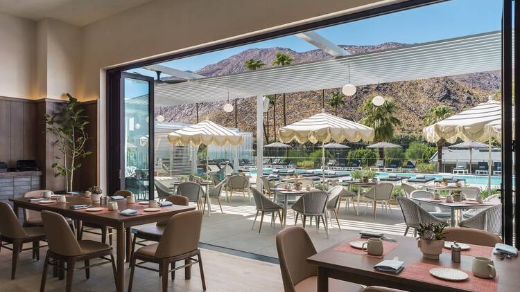 Thompson Palm Springs Lola Rose terrace 