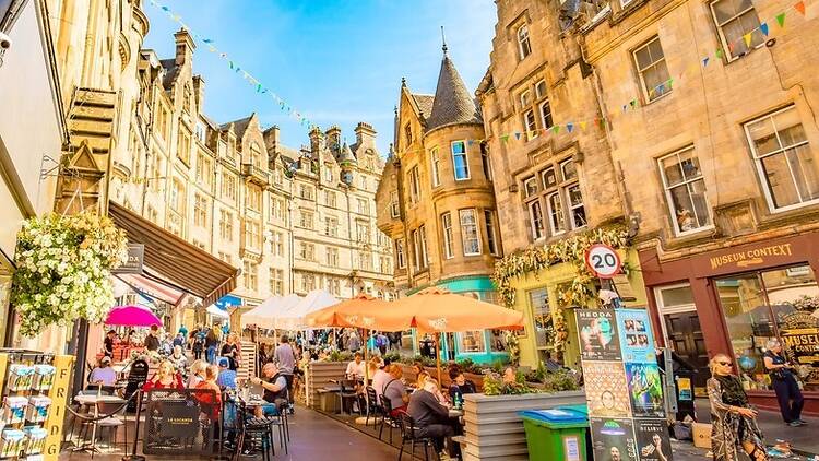 Edinburgh, Cockburn Street, Scotland
