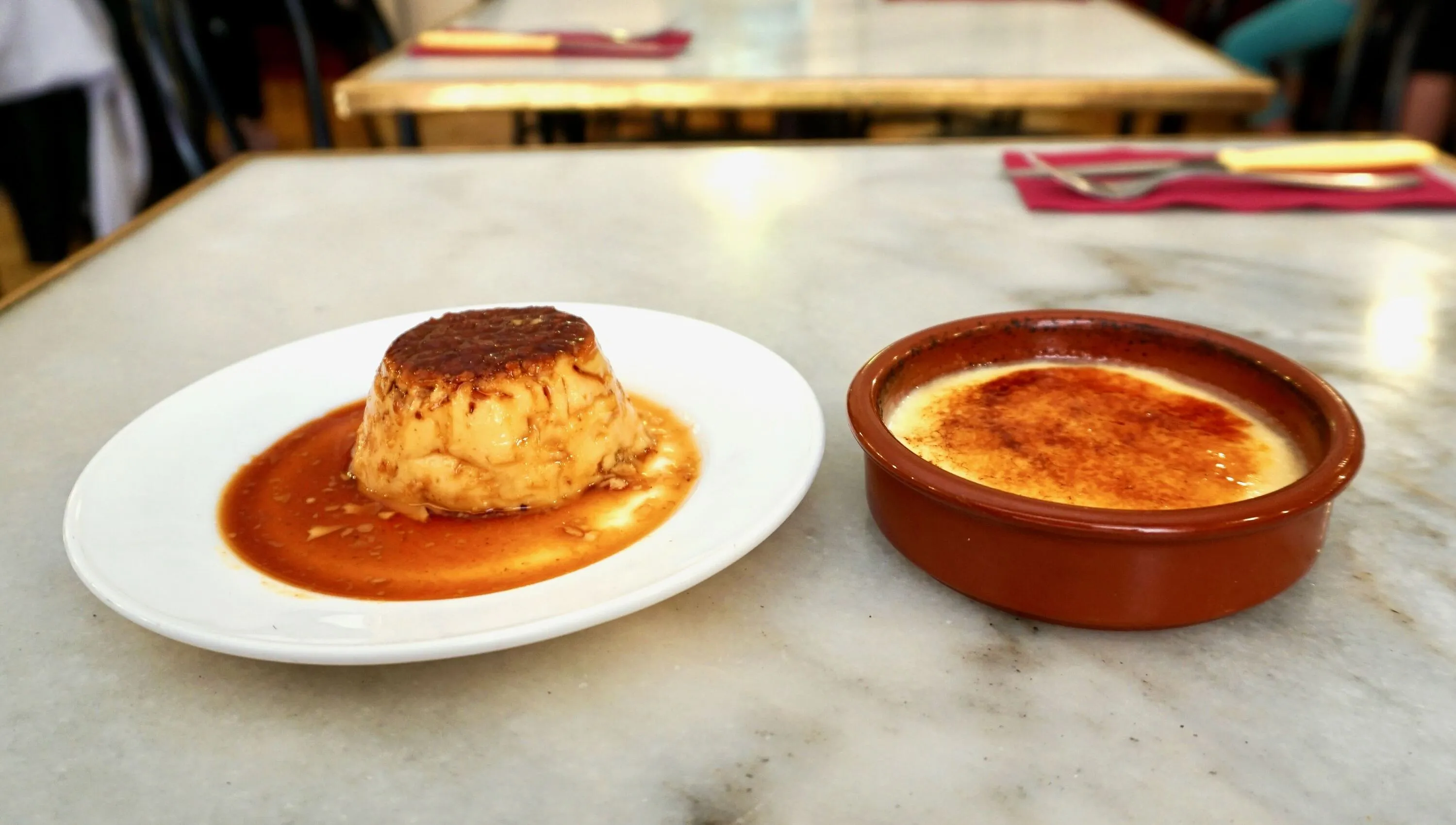 Bar Casi, les postres del dia