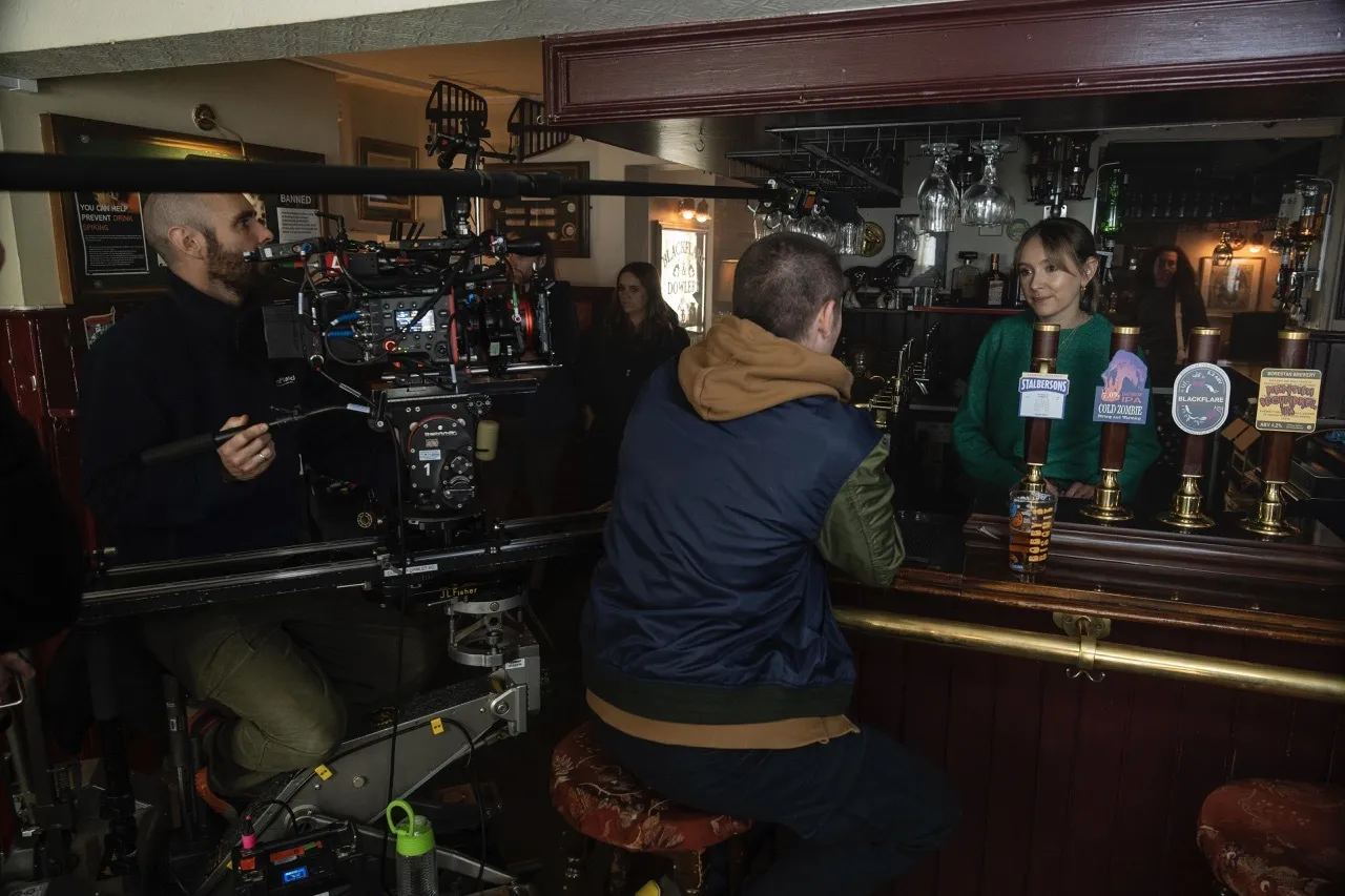 Code of Silence filmed inside The Garibaldi in St Albans