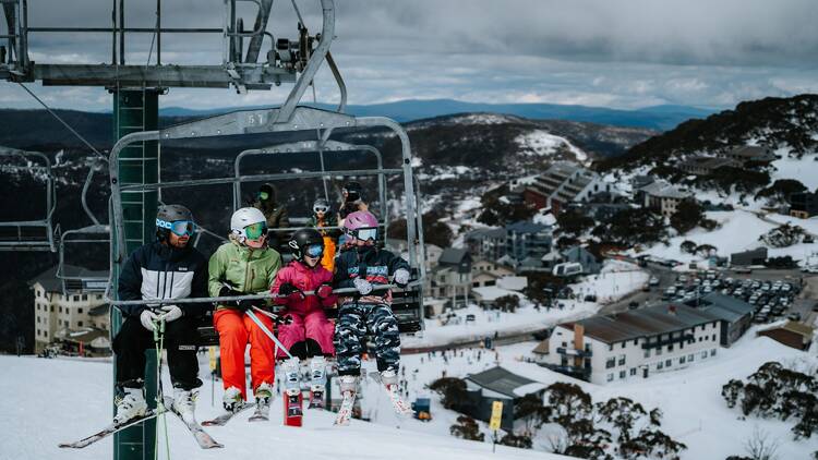 Ski lift at Mt Hotham