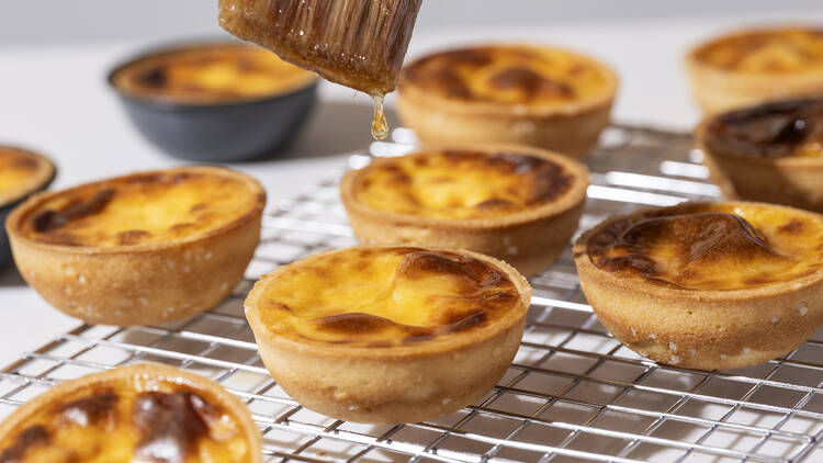 Egg tarts at Papa d'Amour