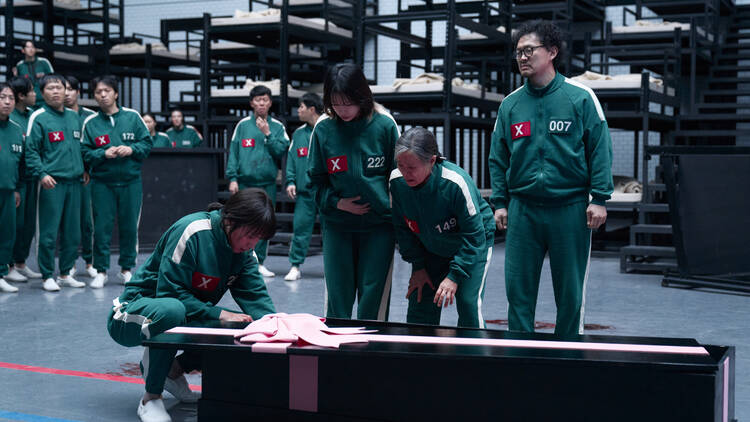 A scene from the Netflix show 'Squid Game'.