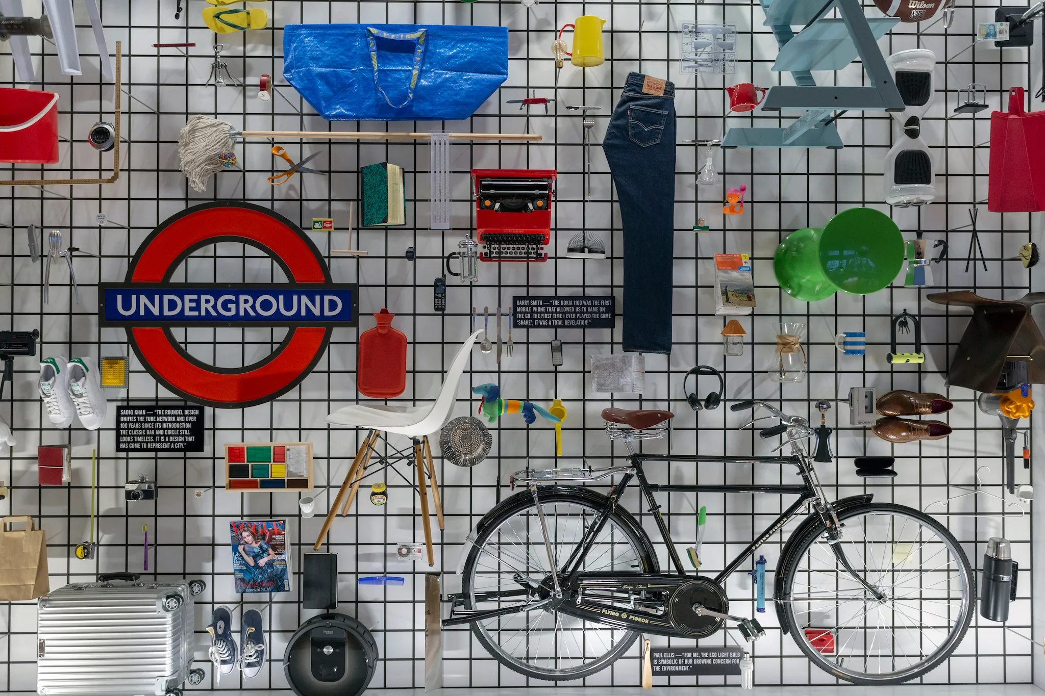 The interior of the Design Museum in London, Kensington