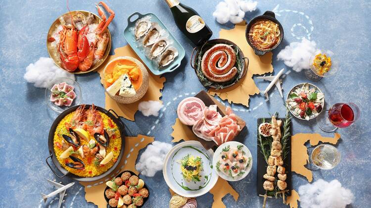 香港週末 Brunch 2025 推介：香檳任飲早午餐、任食葡式烤乳豬、西班牙飯