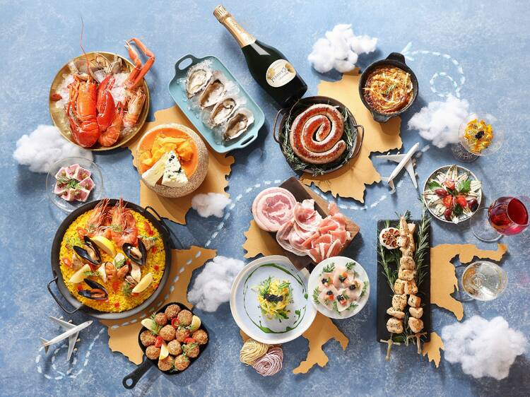 香港週末 Brunch 2025 推介：香檳任飲早午餐、任食葡式烤乳豬、西班牙飯