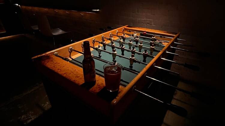 Futbolín en el Bar Palermo