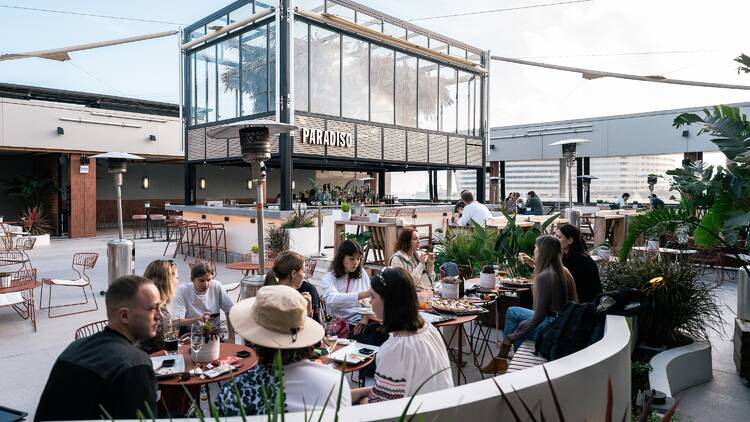 Bar Paradiso on the rooftop at Time Out Market Barcelona