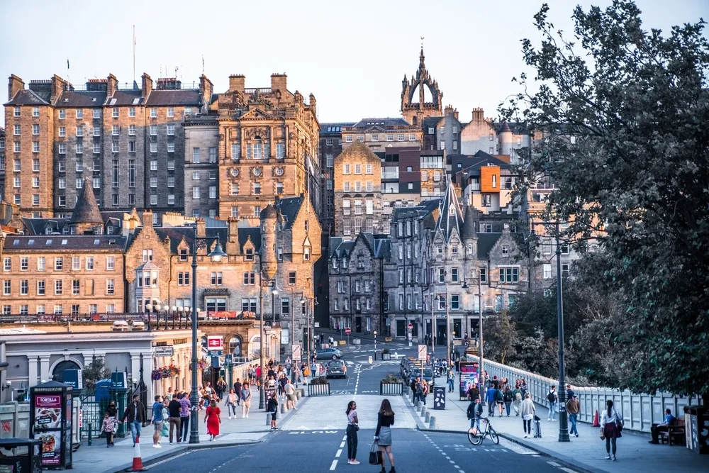 Edinburgh city centre, Scotland