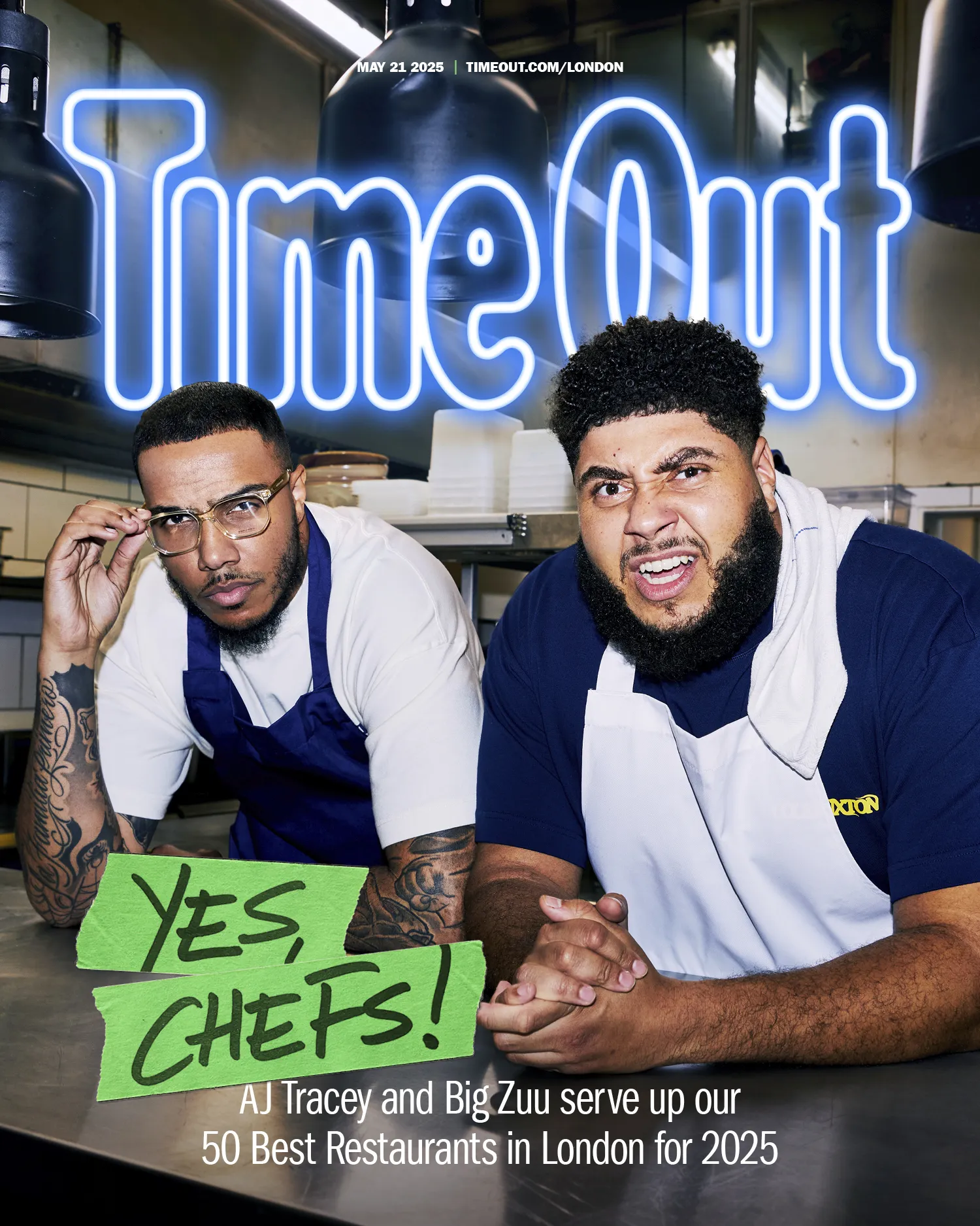 AJ Tracey and Big Zuu on Time Out cover