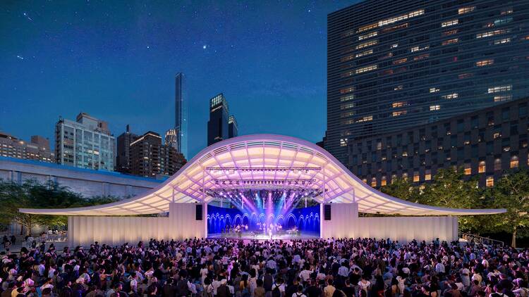 Rendering of Lincoln Center's western campus