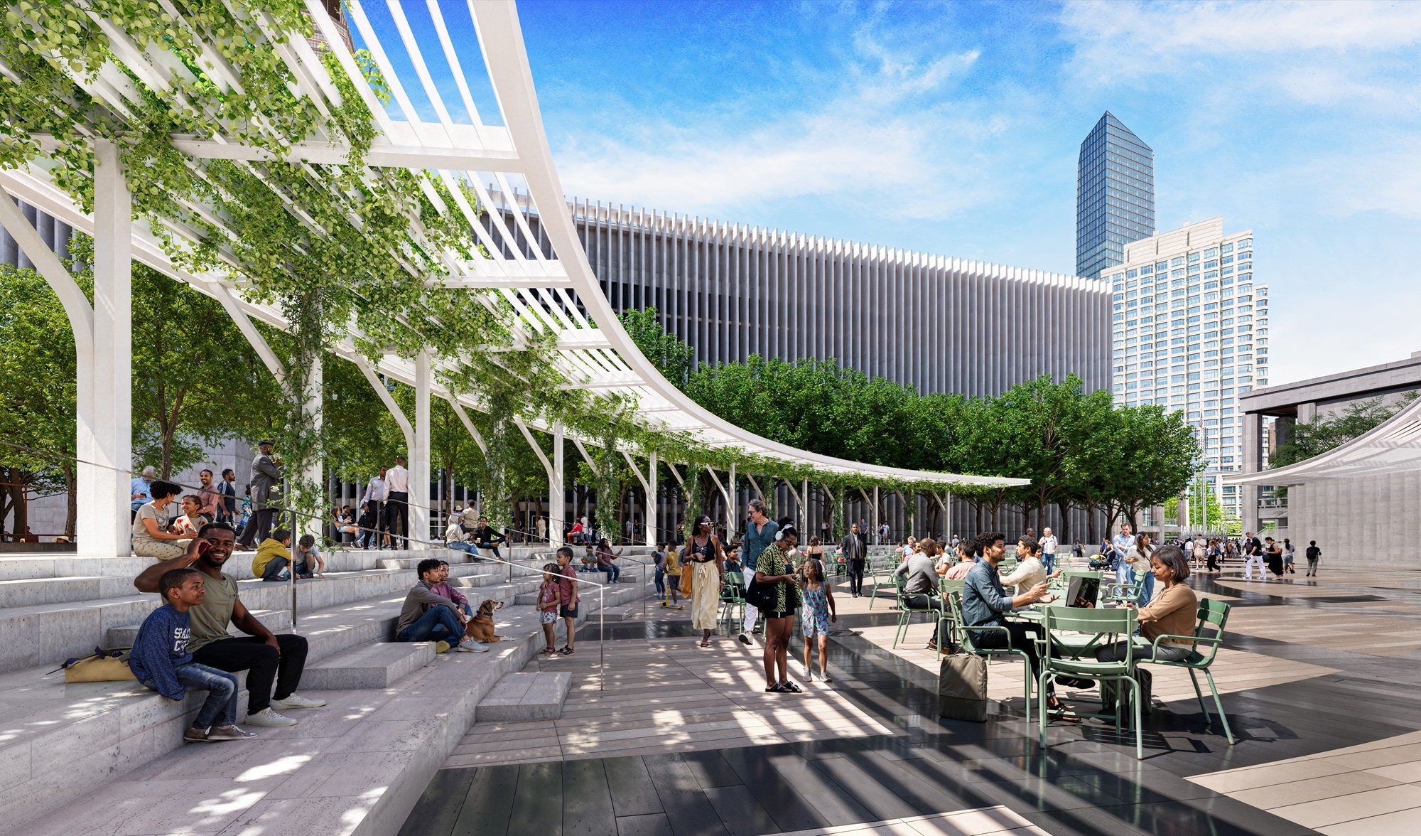Rendering of Lincoln Center's western campus