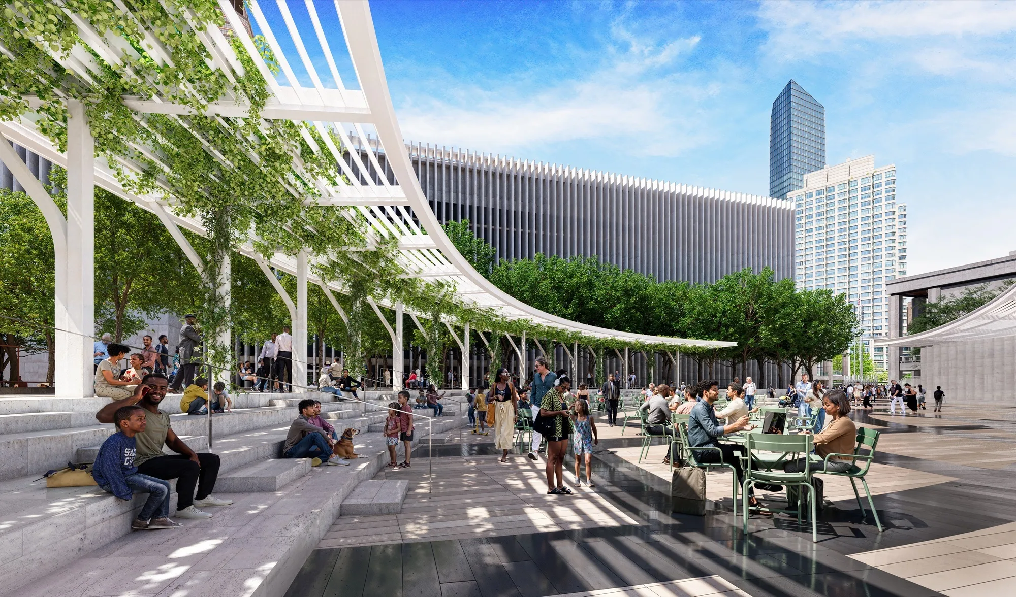 Rendering of Lincoln Center's western campus