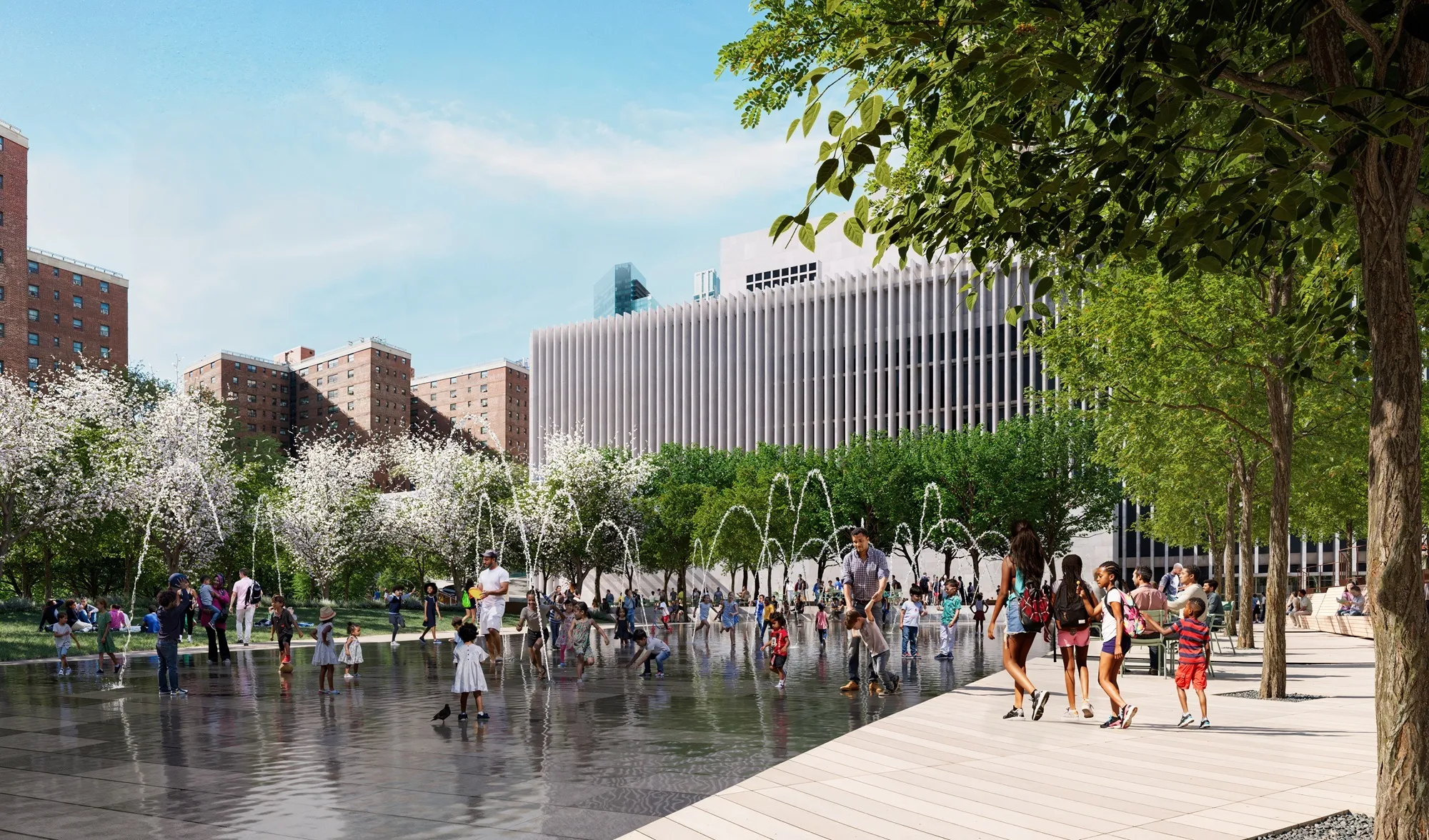 Rendering of Lincoln Center's western campus