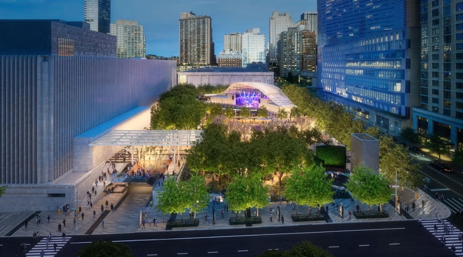 Rendering of Lincoln Center's western campus