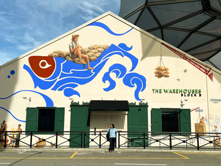 “The Journey of the Fire Fish” mural by Yip Yew Chong x Tobyato