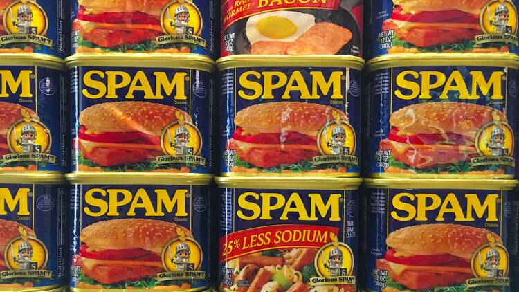 A wall of Spam