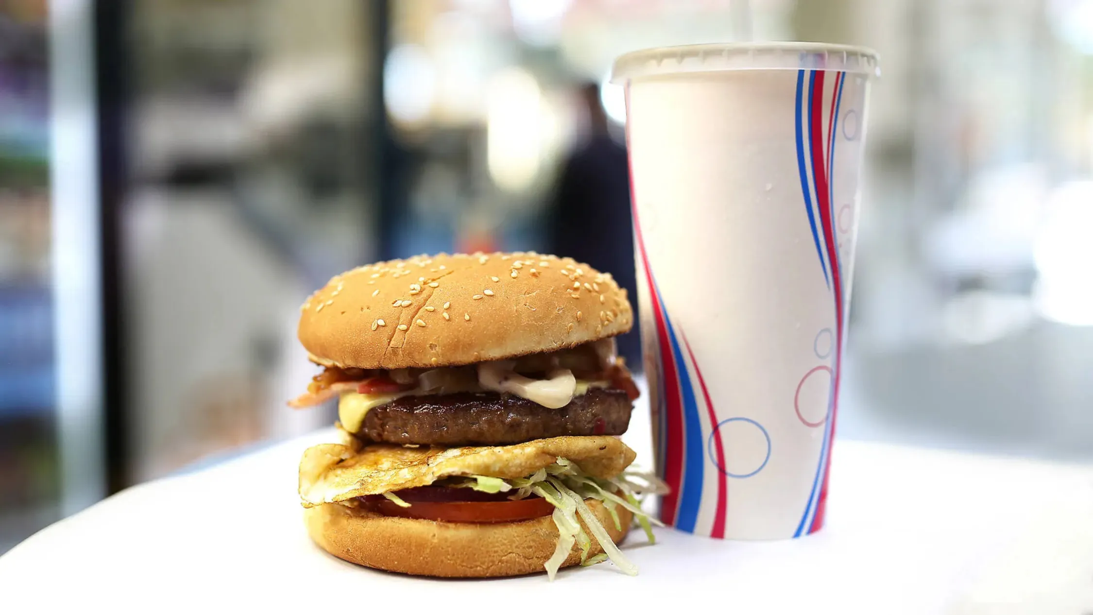 Paul’s Famous Works Burger at Paul’s Burgers