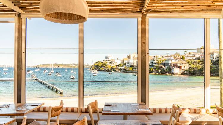 The dining room at Ripples Little Manly