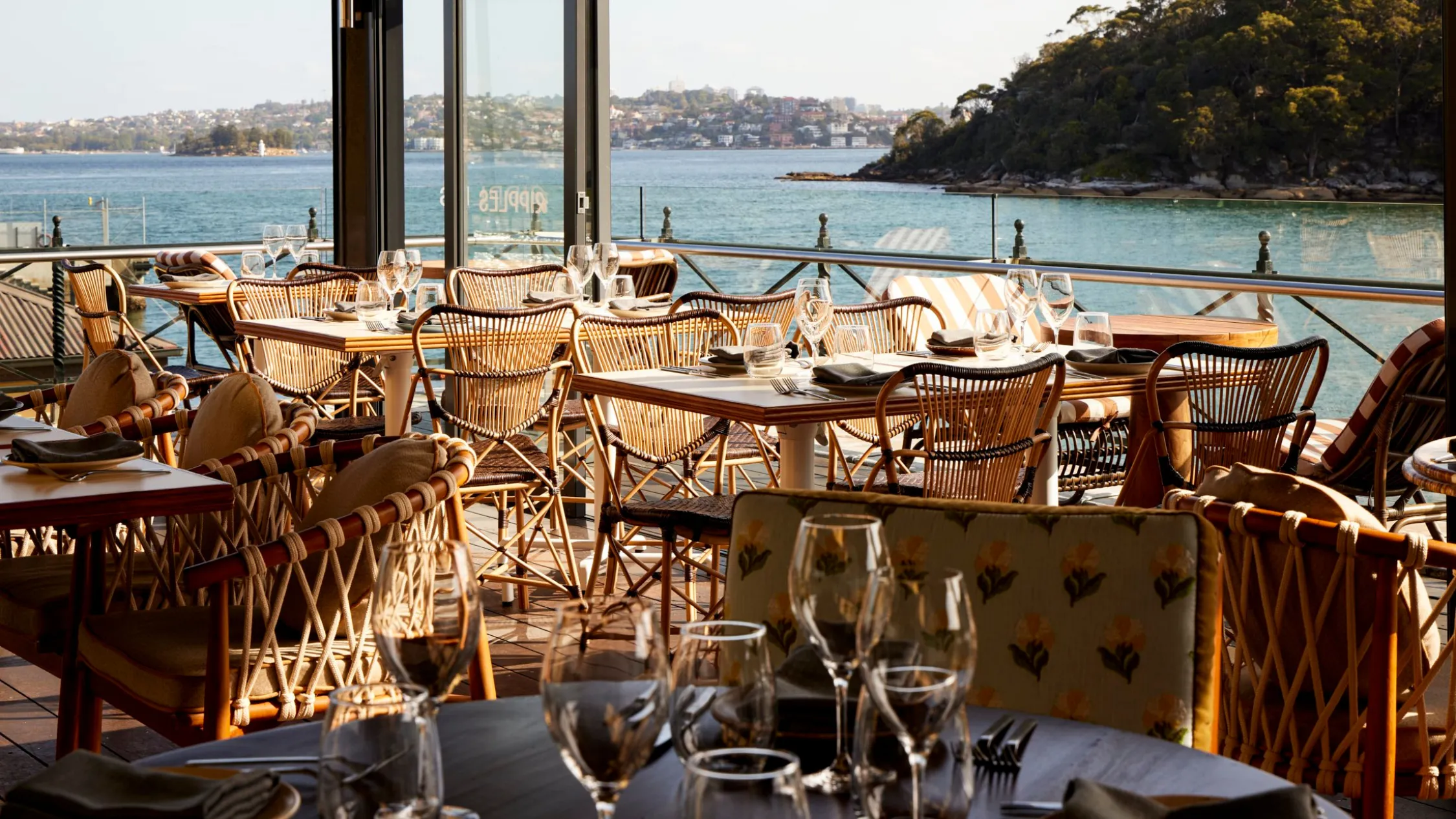 The dining room at Ripples Chowder Bay