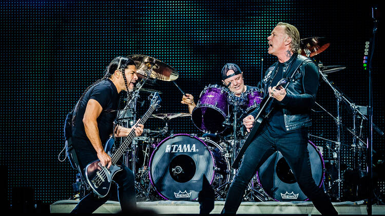 Metallica performing live in Amsterdam, Netherlands