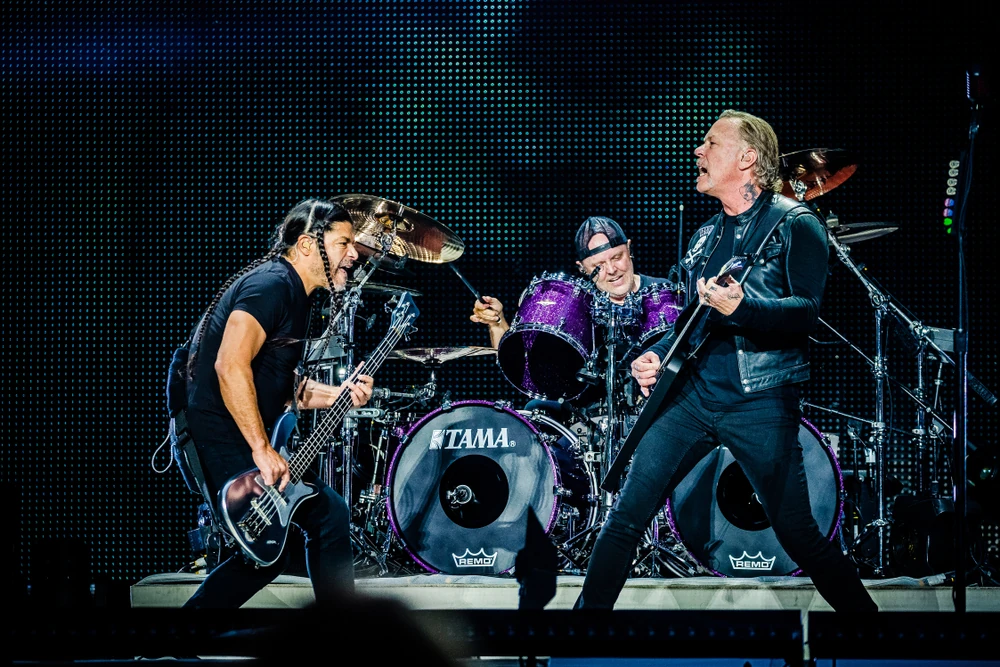 Metallica performing live in Amsterdam, Netherlands