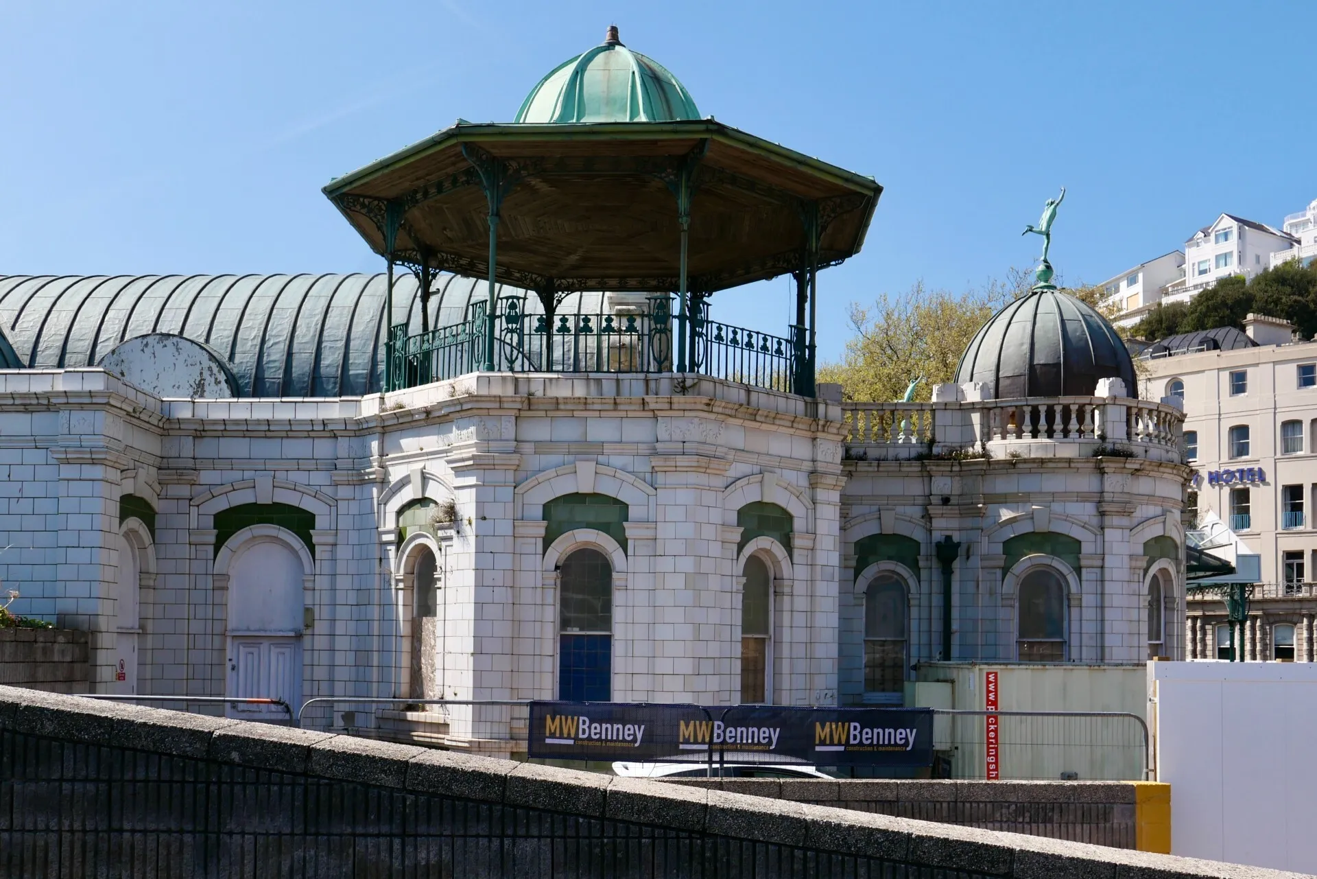 Torquay Pavilion, Torbay Road, Torquay, Devon Grade II, HA Garrett, Borough Surveyor, based on 1897 designs by Edward Richards, 1911 & H.A. Garrett