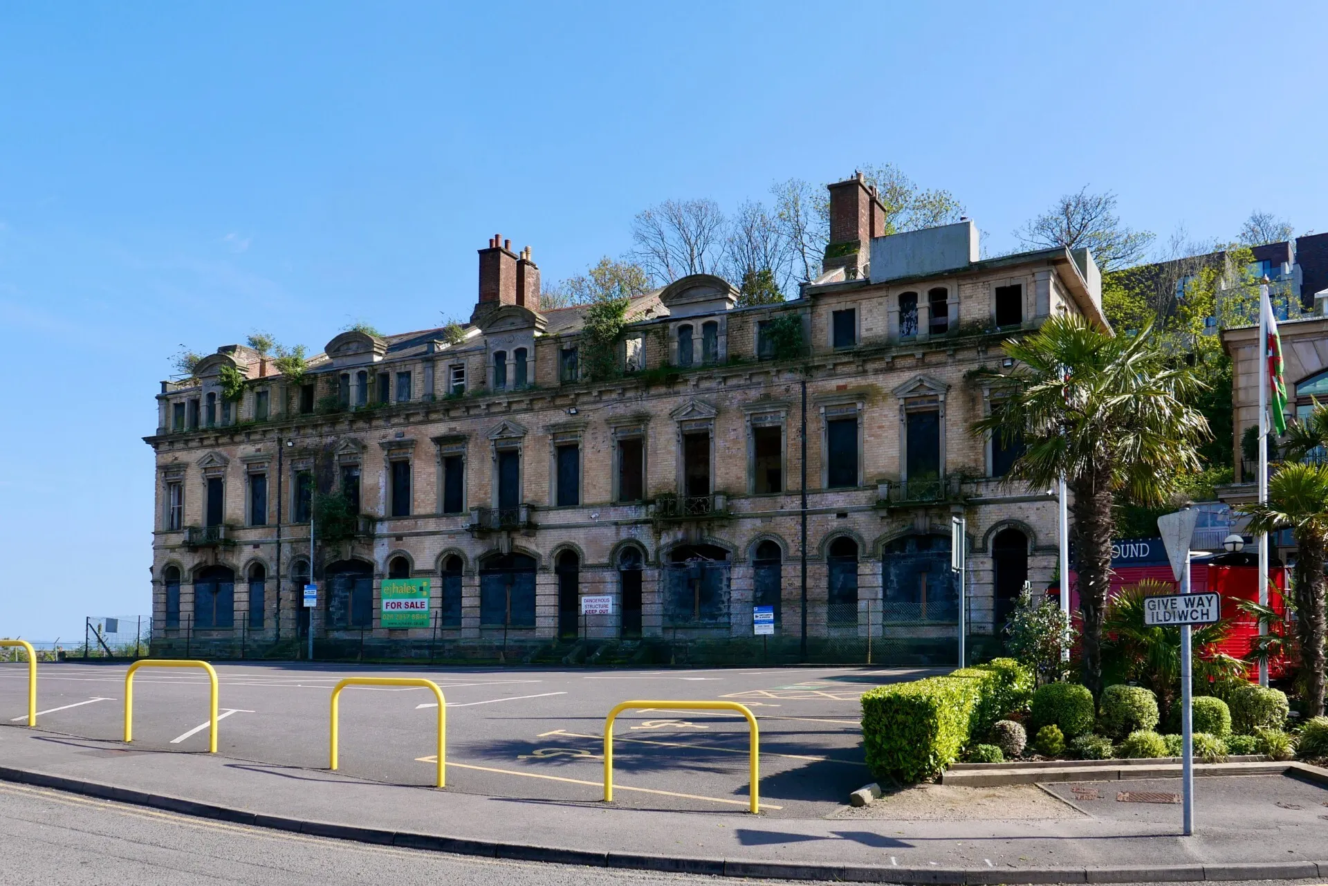 Former Marine Hotel, Penarth, Glamorgan Grade II, perhaps Samuel Dobson, c.1865